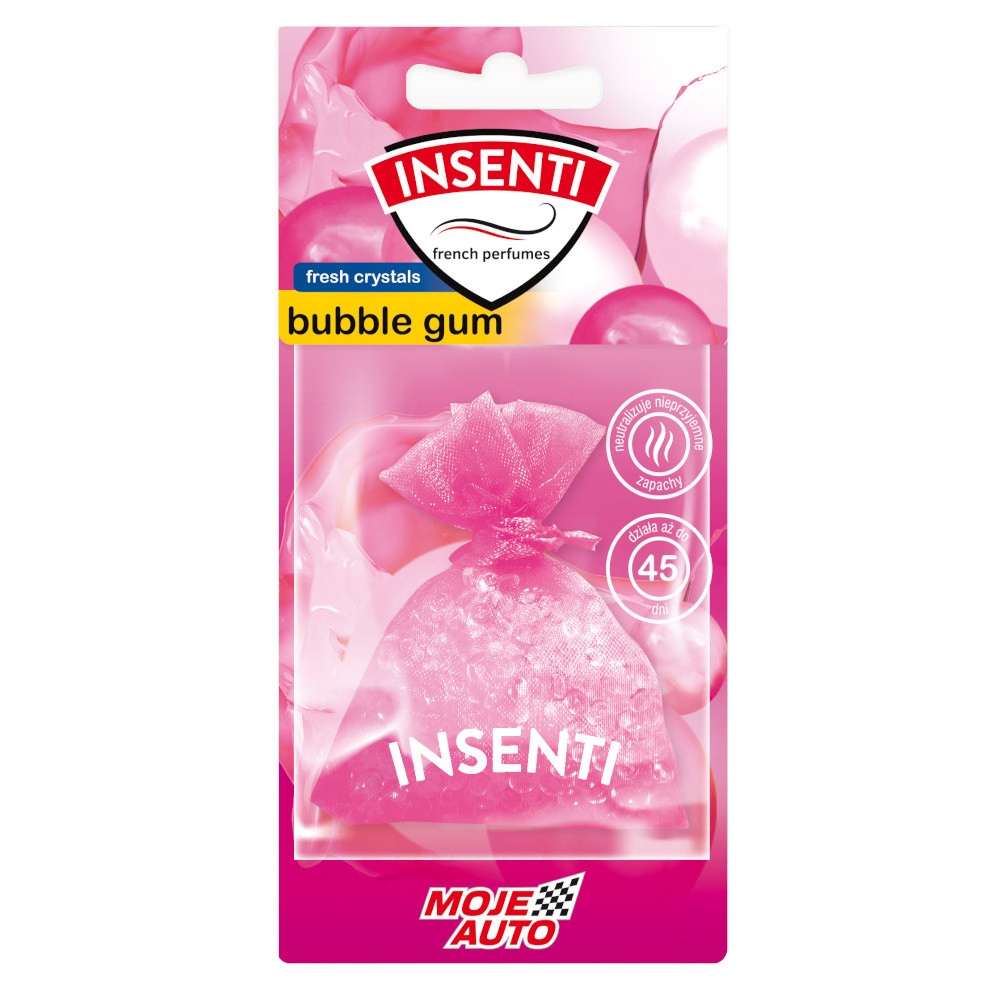 

Zapach Samochodowy Moje Auto Insenti Bubble Gum
