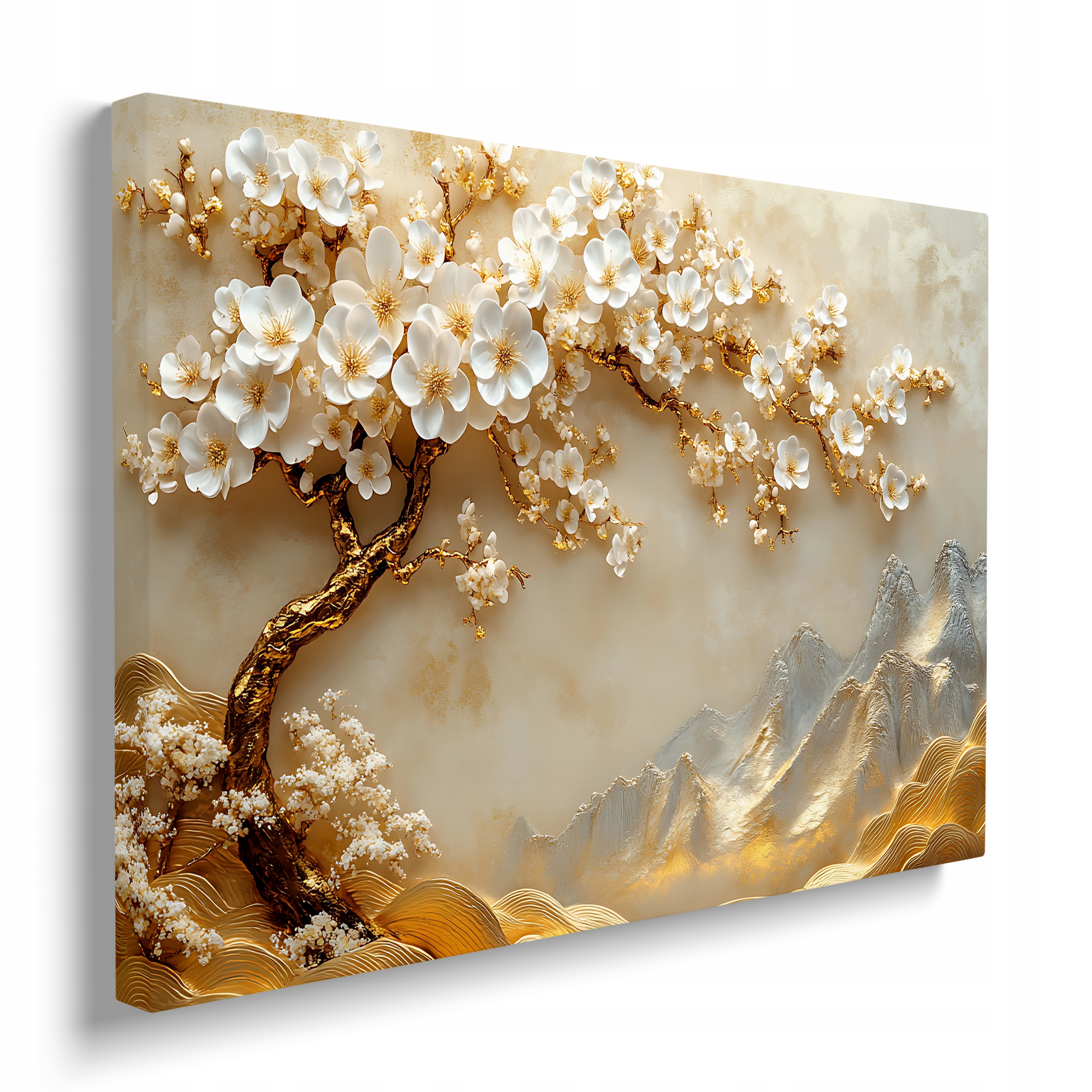 Obraz na płótnie Sakura Kwiat Wiśni kwitnące drzewo do domu 120x80 cm