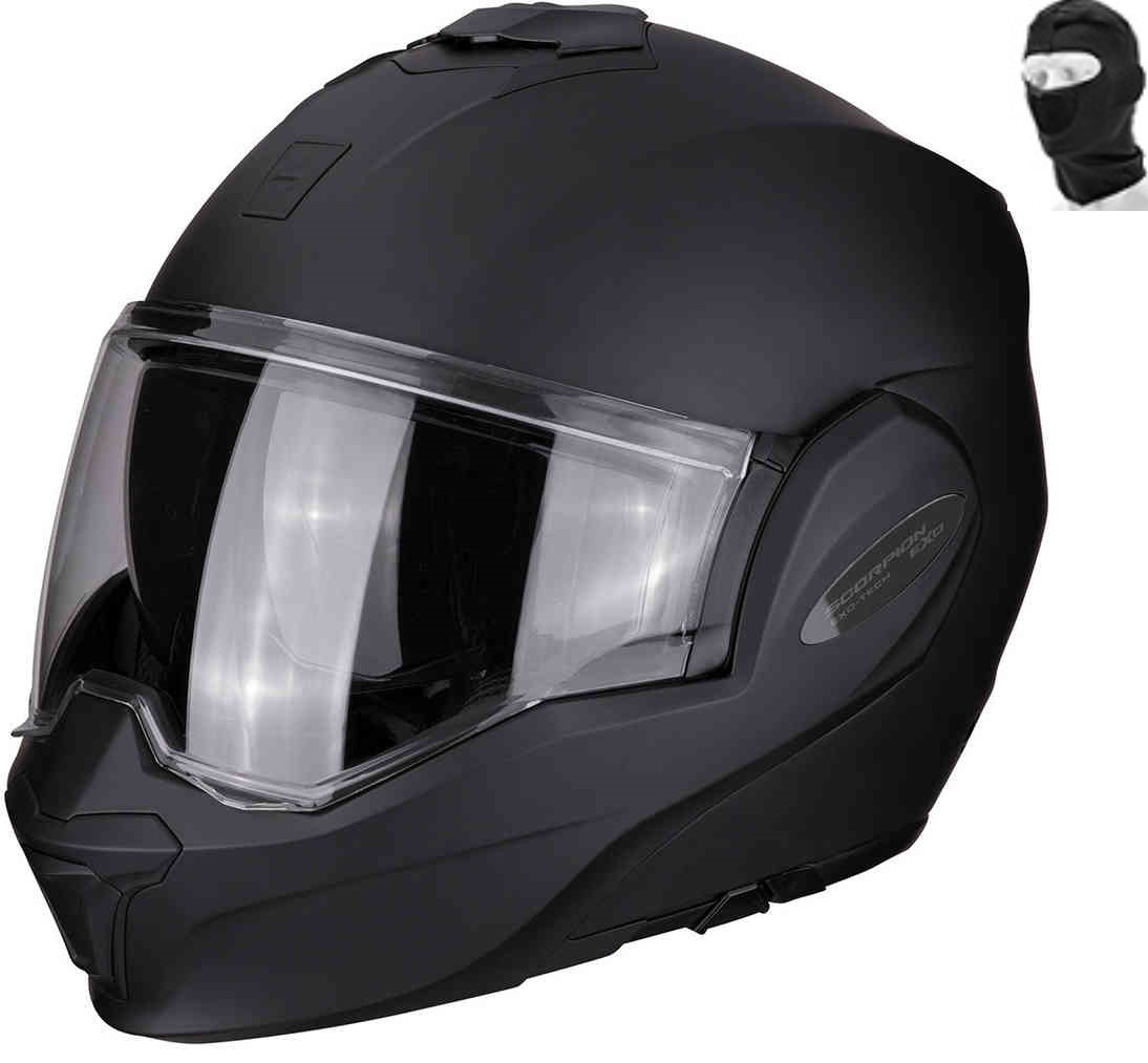 Prilba Scorpion Exo-tech, pevná, matná, čierna, XXXL, 64-65 cm