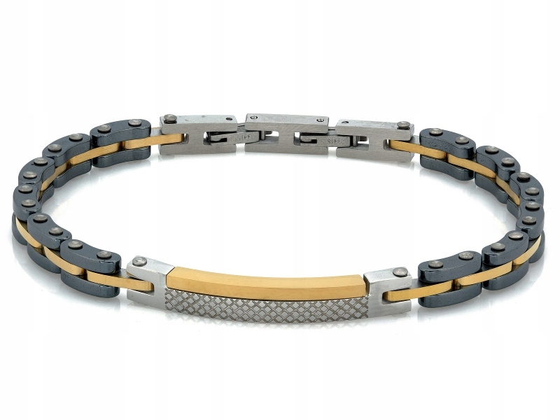 Módní pánský náramek 21 cm z chirurgické oceli Šperky dárek 5.7 mm