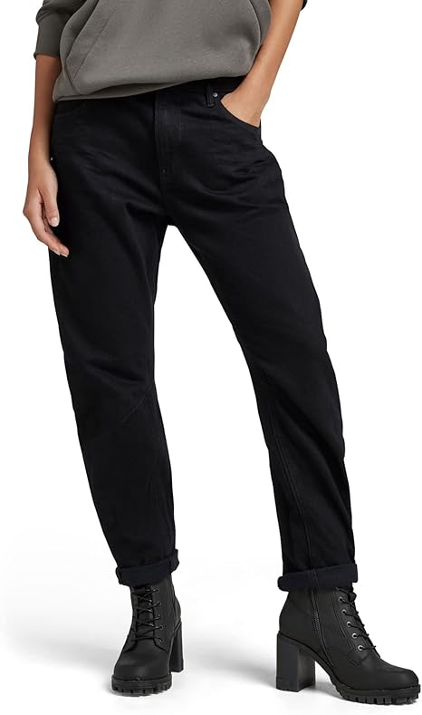 G-star Raw Dámský Černý Jednoduchý Boyfriend Na Zip 31/34 7FA