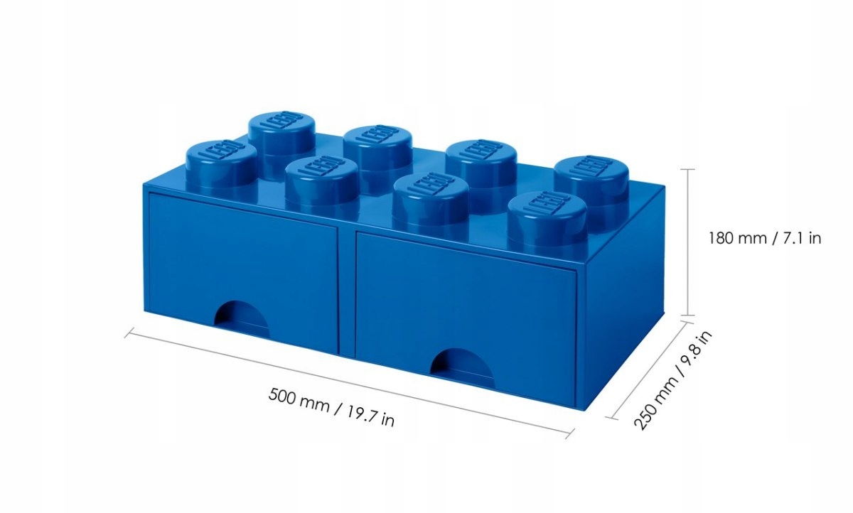LEGO Pojemnik - szuflada 8 (niebieska) 40061731 Marka LEGO