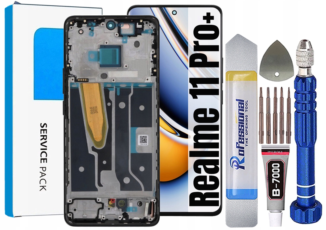 Displej Pro Realme 11 Pro Plus Lte 5G Originální LCD Displej Rámeček