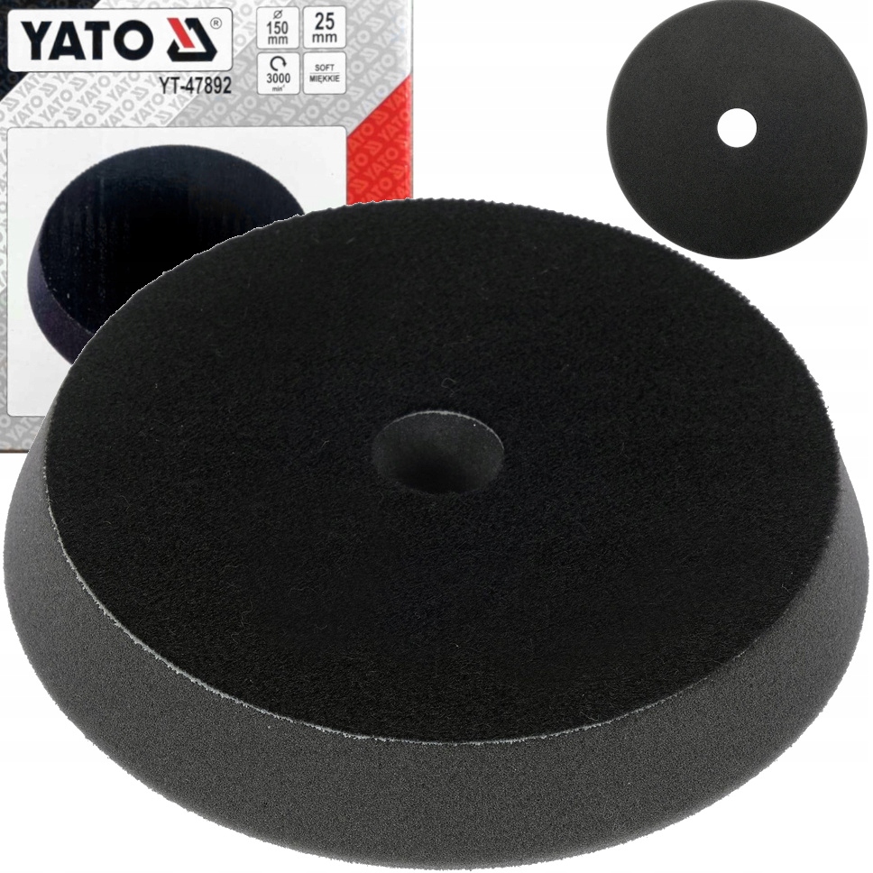Gąbka Polerska Pad Na Rzep 130/150mm Miękka