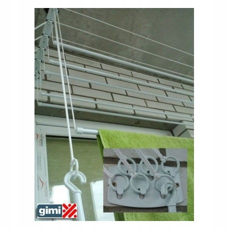 Suszarka SUFITOWA PickUp 140 jak VILEDA Highline Rodzaj podsufitowa ścienna