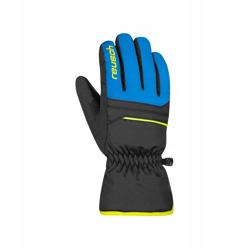 Rękawice Reusch Alan Junior black/brilliant blue/safety yellow 5