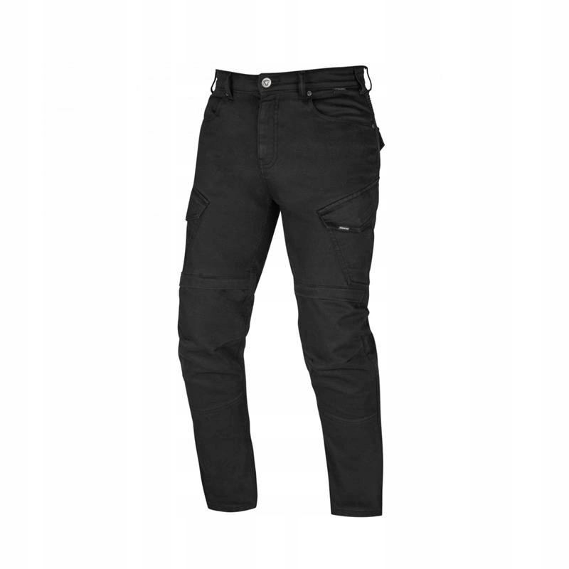 Moto džíny Seca Squadron Black černé Bonus