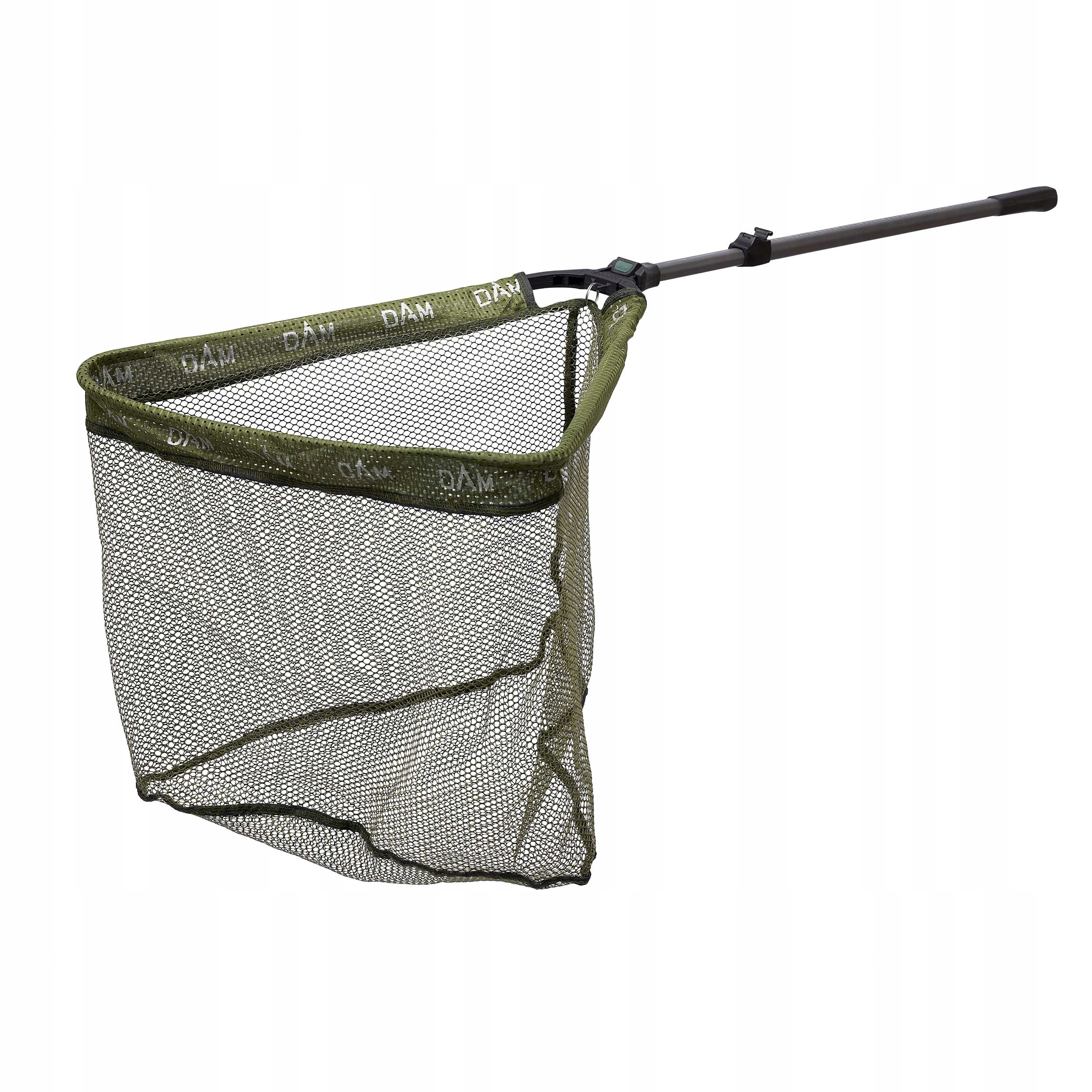 Podbierak z gumowaną siatką Dam Crosspower 220cm