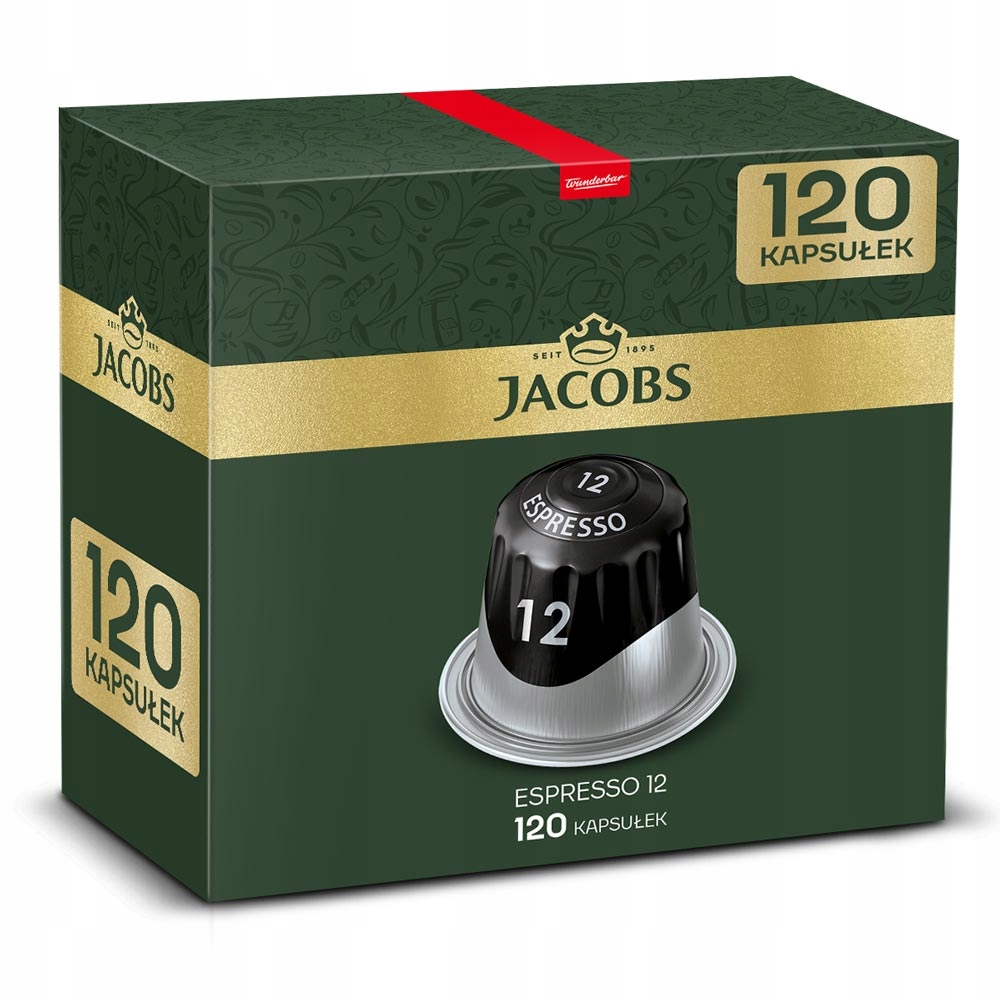 Kapsułki Jacobs Espresso Ristretto 12 do Nespresso(r)*10+2 [120 kaw]