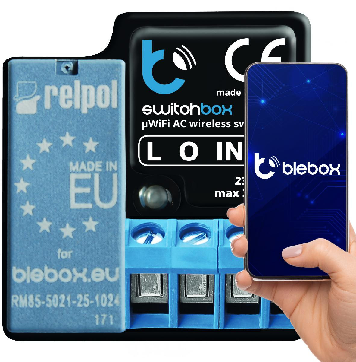 Reléový modul switchbox v3 Blebox