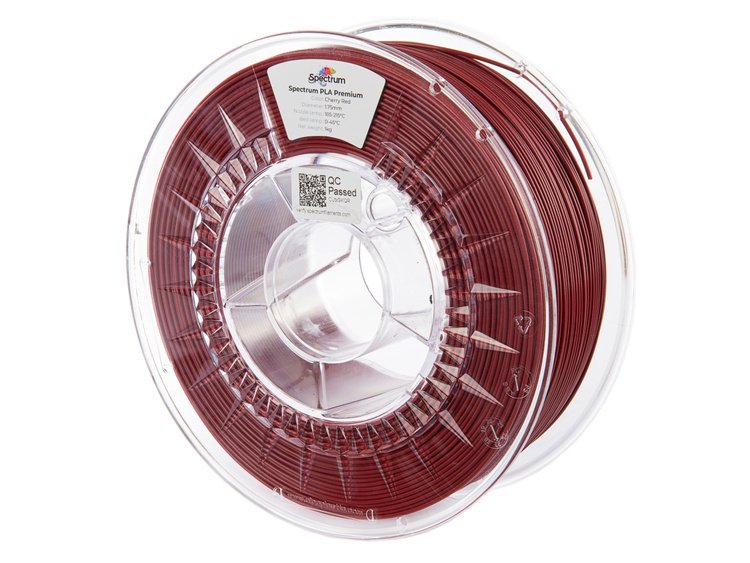 Filament Spectrum PLA Cherry Red 1,75 mm 1 kg