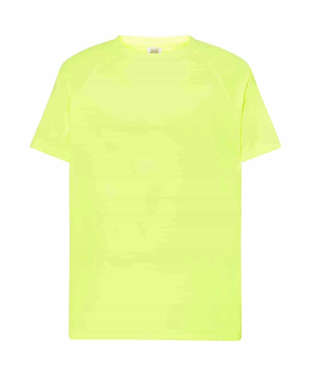 Koszulka sportowa męska Jhk Sportman złota fluorescencyjna rozmiar XXL