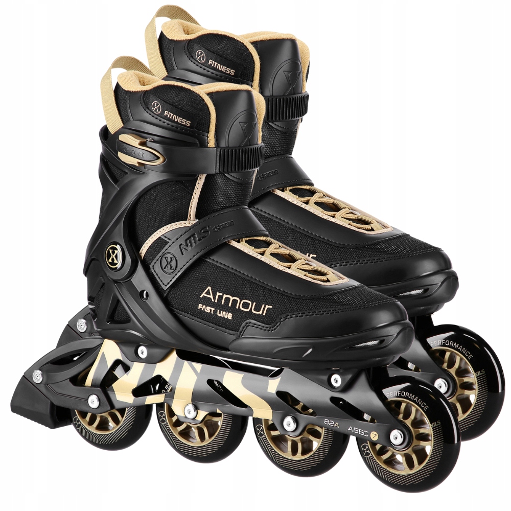 Kolečkové Brusle Rekreační Brusle 2v1 Kaučuková kolečka pro dospělé Nils Extreme