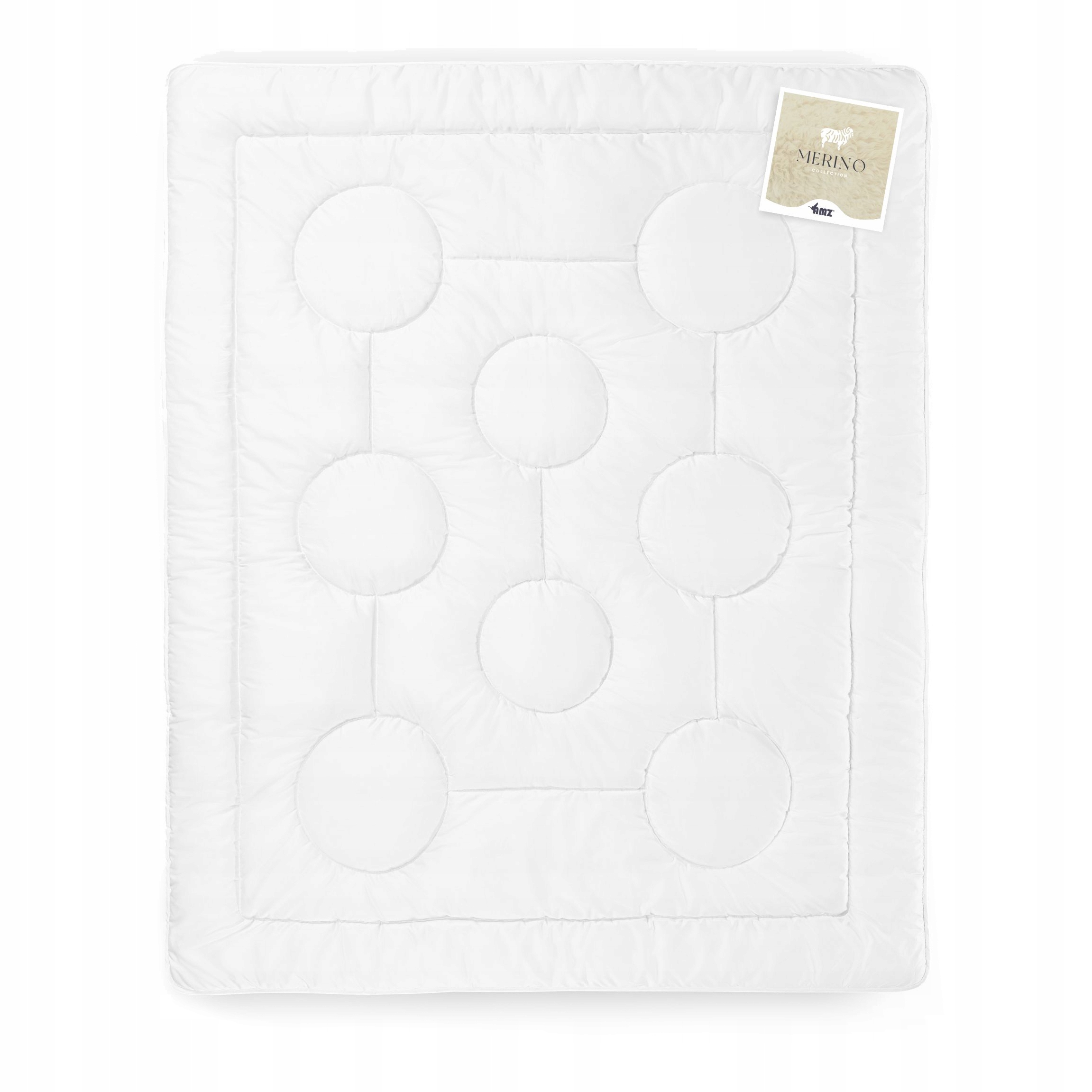 Vlnená prikrývka Merino Amz celoročná, prírodná, hypoalergénna, 135x200