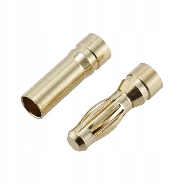 

Konektor Banan 5 mm Gold Złącze para Gniazdo Wtyk