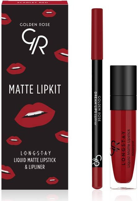 

Golden Ros Matte Lipkit Zestaw do ust Scarlet Red