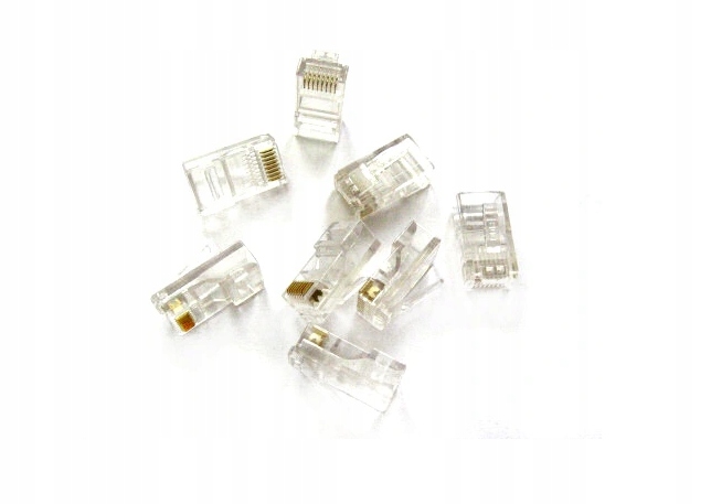 ZACISKARKA +TESTER KABLI RJ45 +WTYKI 50 SZT RJ45 Producent Lexton