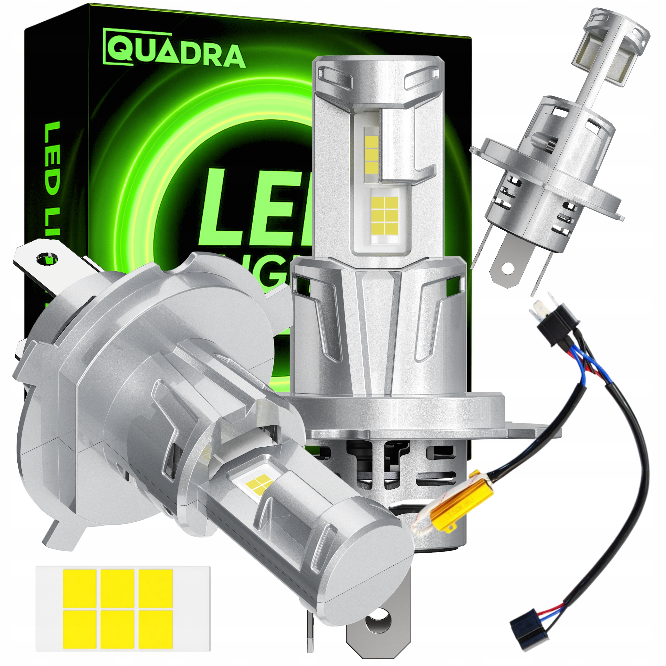 Žiarovky H4 Led 12V Homologácia Canbus Nissan Primastar Biele silné svetlo
