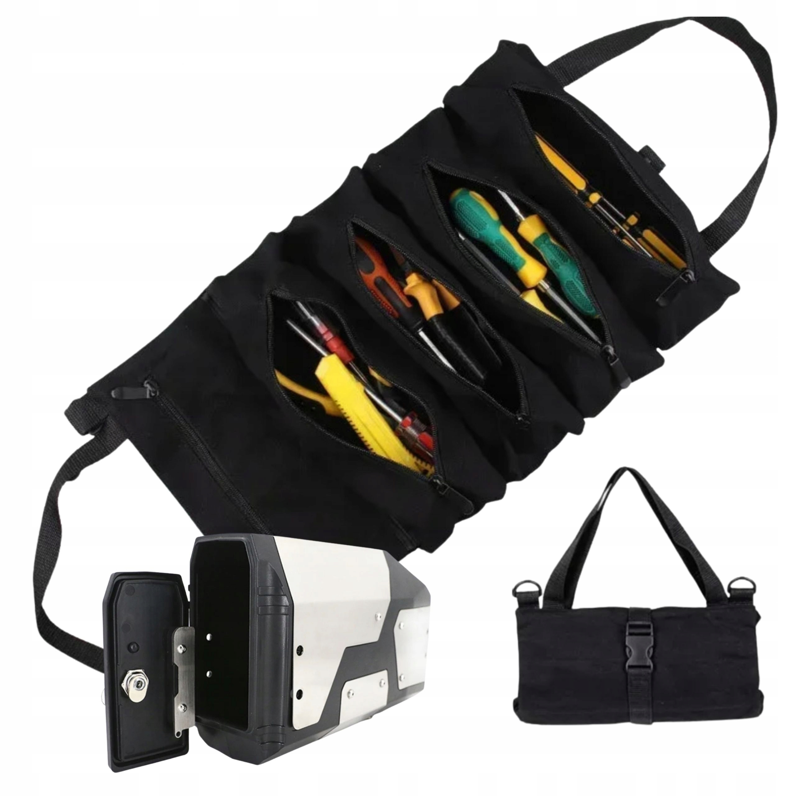 Torba organizer na narzędzia samochodowe motocyklowe z wieszakiem czarna