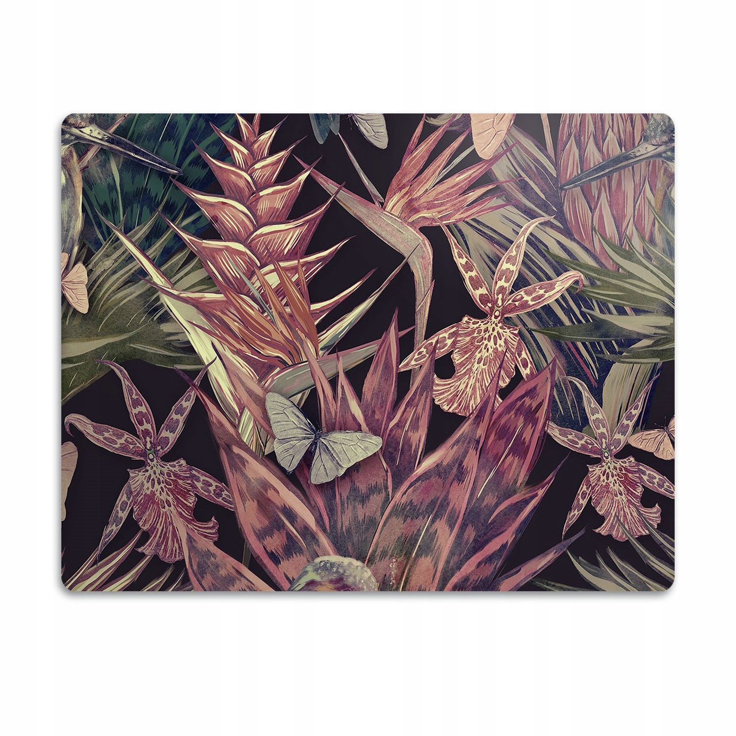 Levně Podložka pod misky pro psa Ptáci a listy 60x40cm