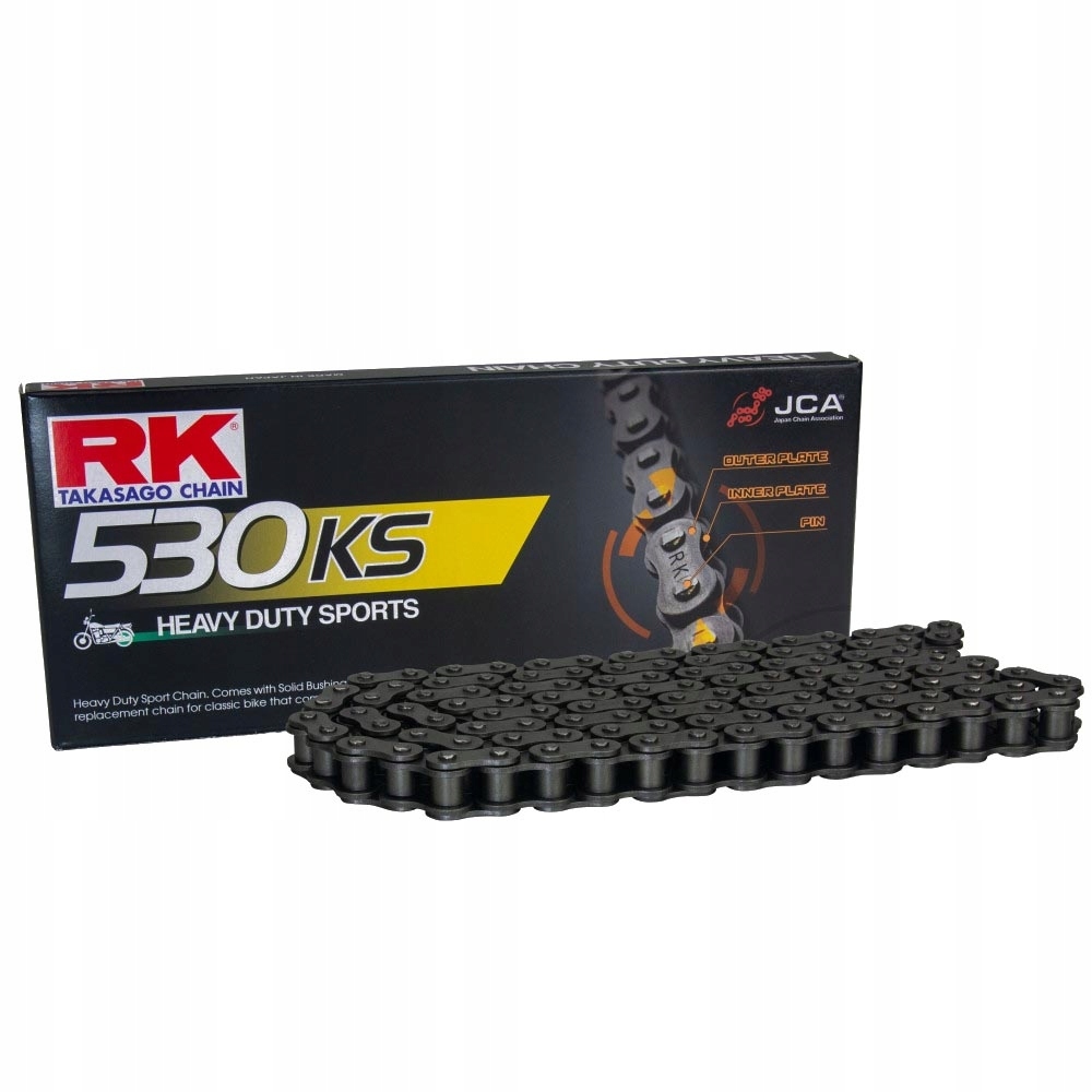 Rk Hnacia Reťaz 530KS-114 Spona (CL) V Súprave, Farba Štandard (nápoj)