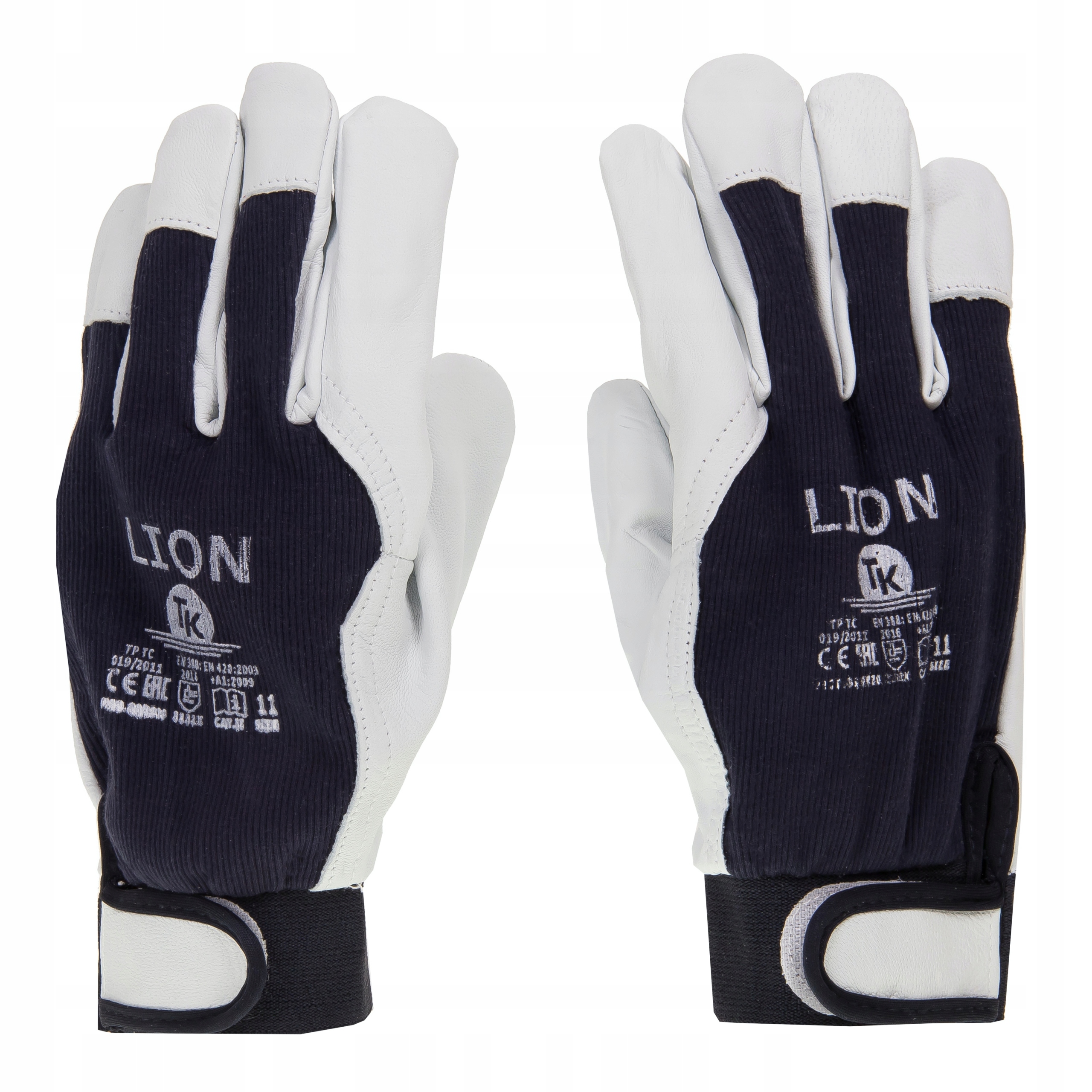 Rukavice z kozí kůže pro montéry, XXL 12p