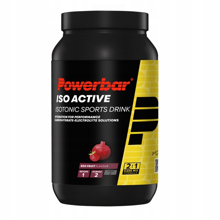 Powerbar Iso Active Isotonický nápoj 1320 g červeného ovoce