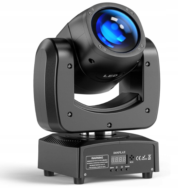 Scénické osvetlenie Pohyblivá hlava Led DMX 512 Rgbw 100W