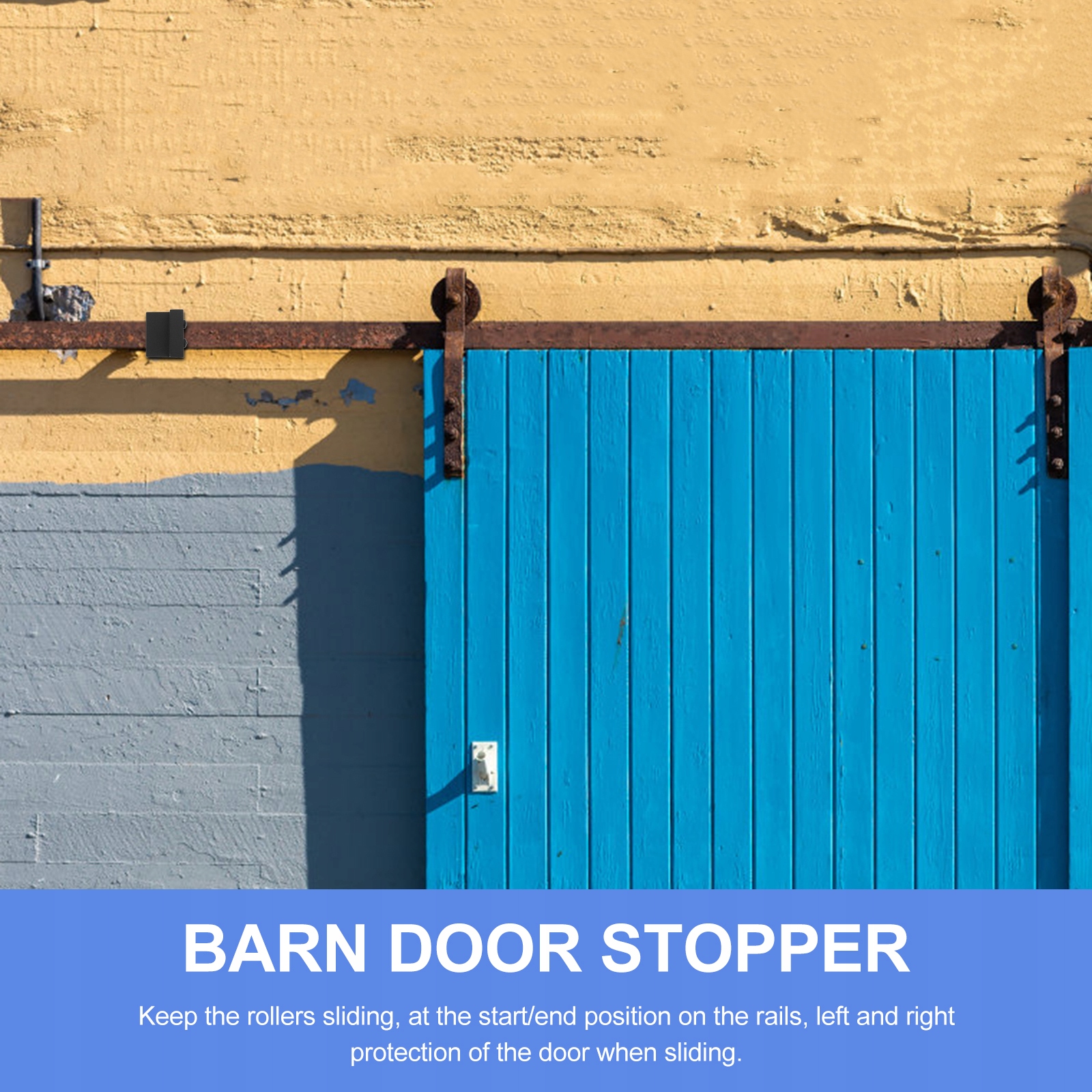 OSPRZĘT OSŁONY ZDERZAKA DO DRZWI PRZESUWNYCH STODOŁA ALUMINIOWA Długość prowadnicy 0.65 m