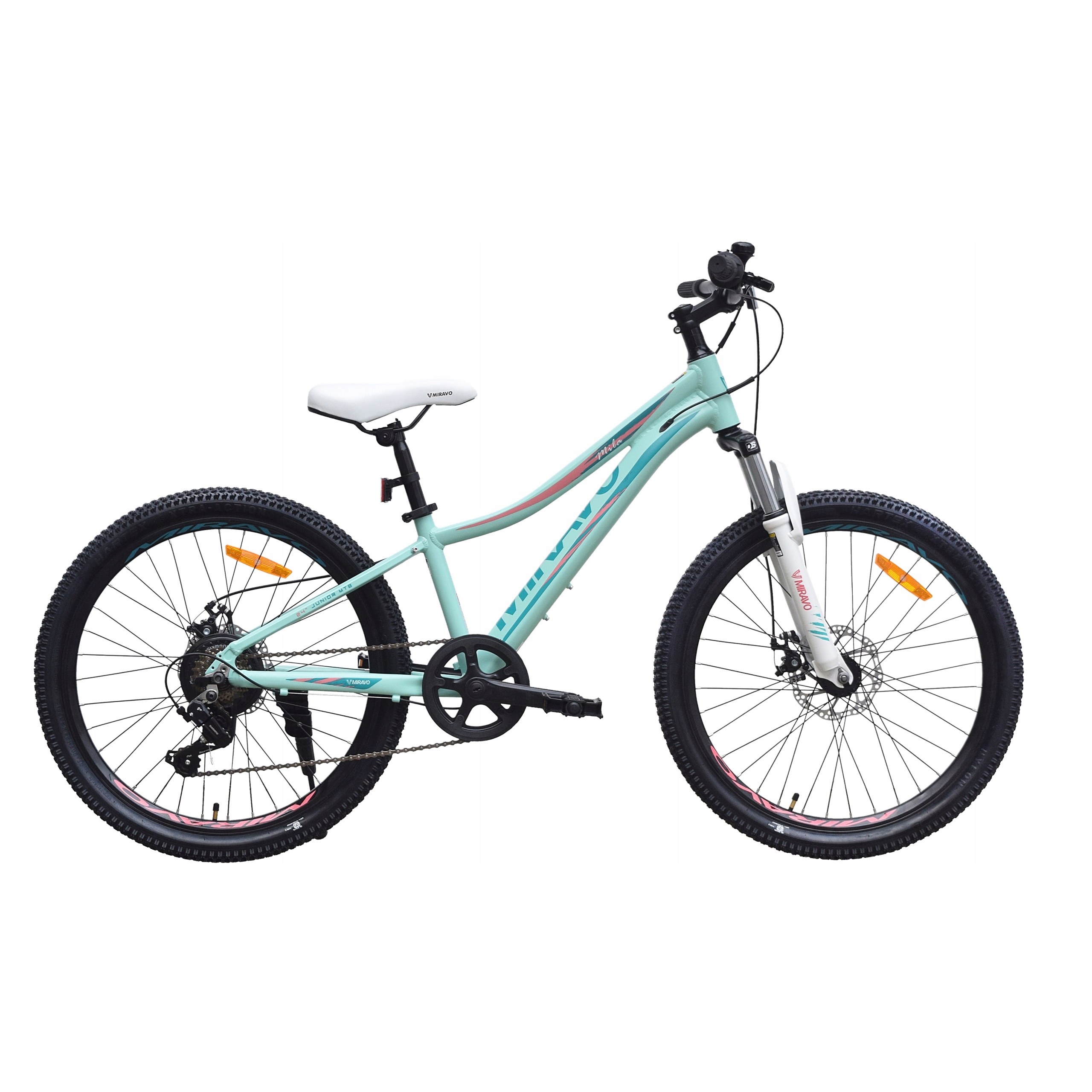 Kolo 24 Miravo Mtb Horský Hliník Tlumič Osvětlení Patka Bonus