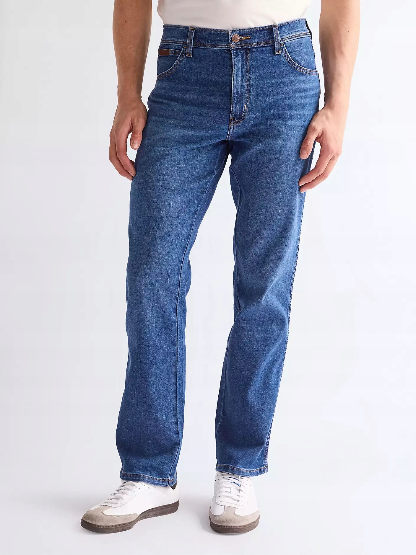 Pánské džíny Wrangler Texas 821 Mid Visual 112380861 W36 L30 Jednoduché