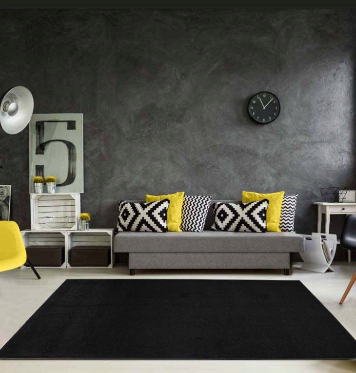 DYWAN DO POKOJU CZARNY GŁADKI NA WYMIAR DIAMOND 100x200cm EAN (GTIN) 5904653944382