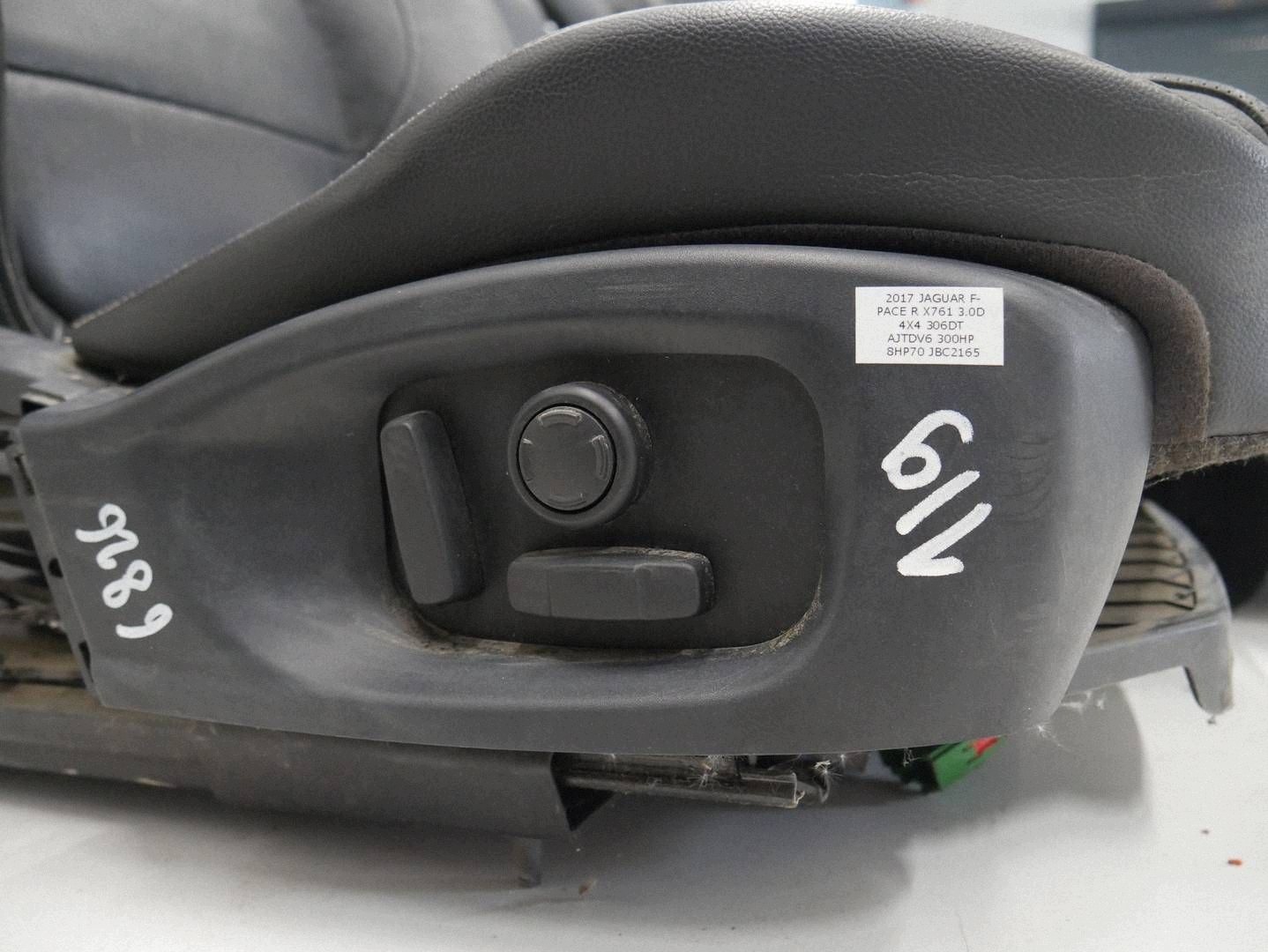 seat right left front rear part KOMPLET black leather JAGUAR F-PACE X761