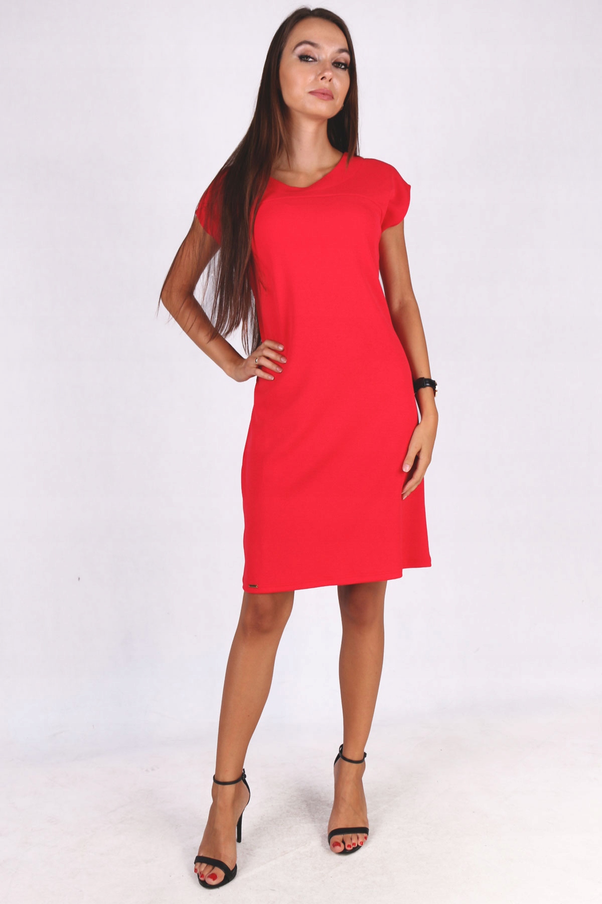 

Sukienka Mini Czerwon Elegancka Modna Kobieca -50%