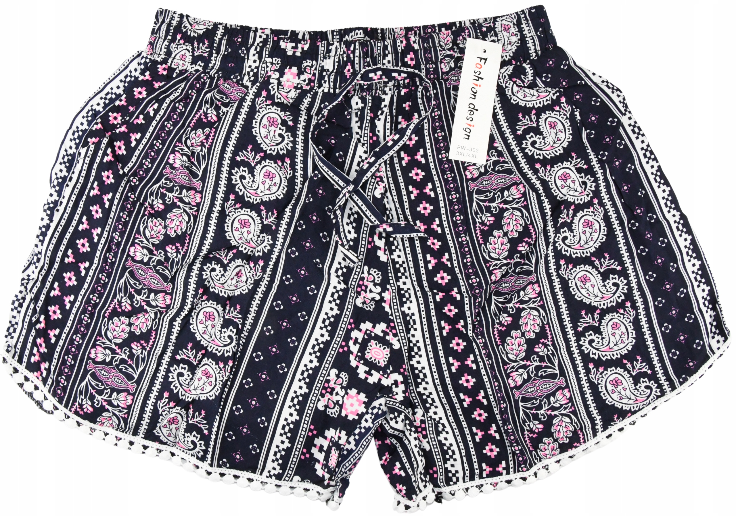 

Spodenki Szorty Damskie Przewiewne krótkie 3XL/4XL