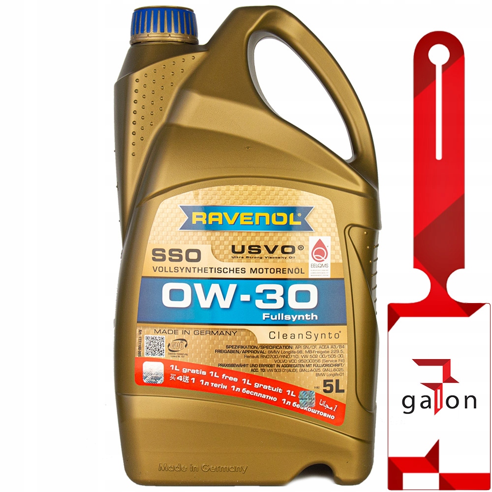 

Ravenol Sso 0W30 CleanSynto Usvo 5L