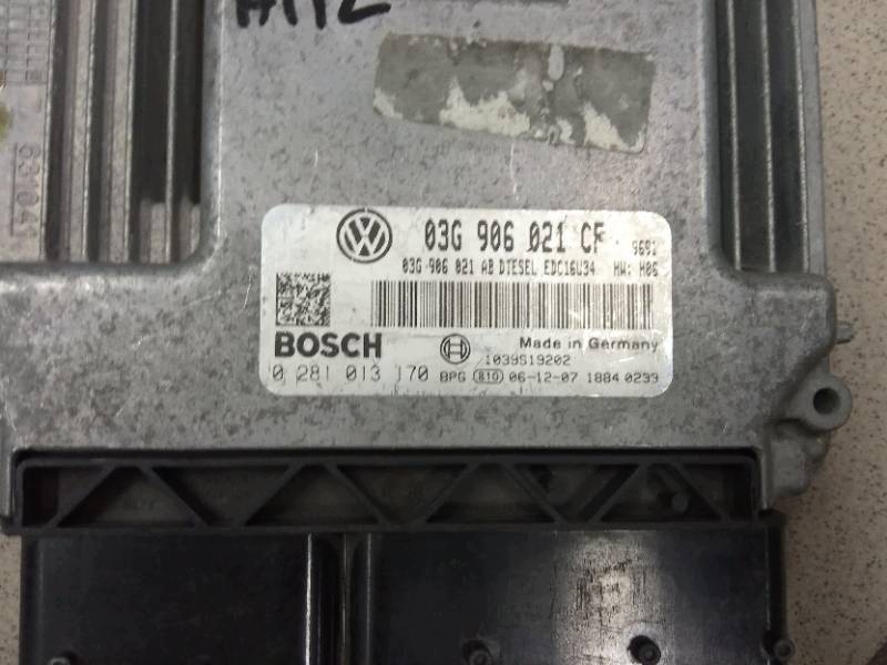 computer des motors VW EOS 2.0 TDI 03G906021CF