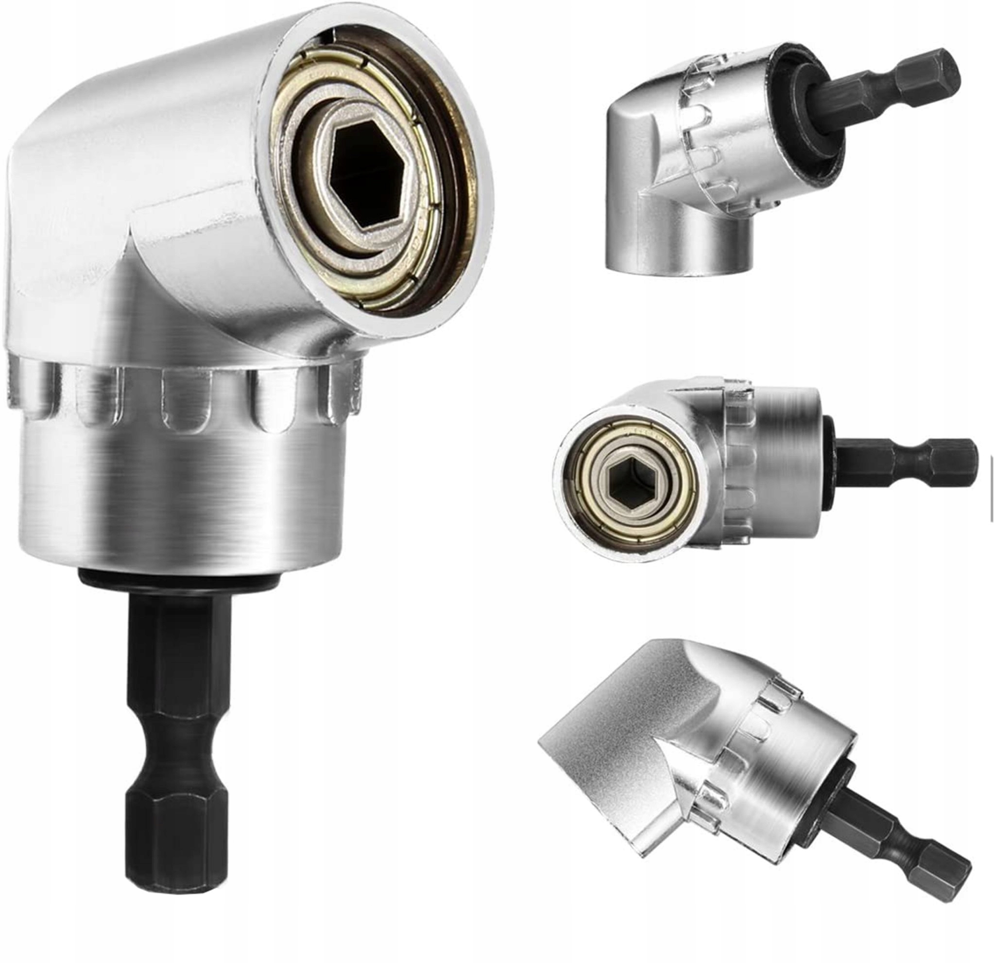 

Adapter Kątowy 1/4 Hex Uchwyt Do Wkrętarki Nasadka