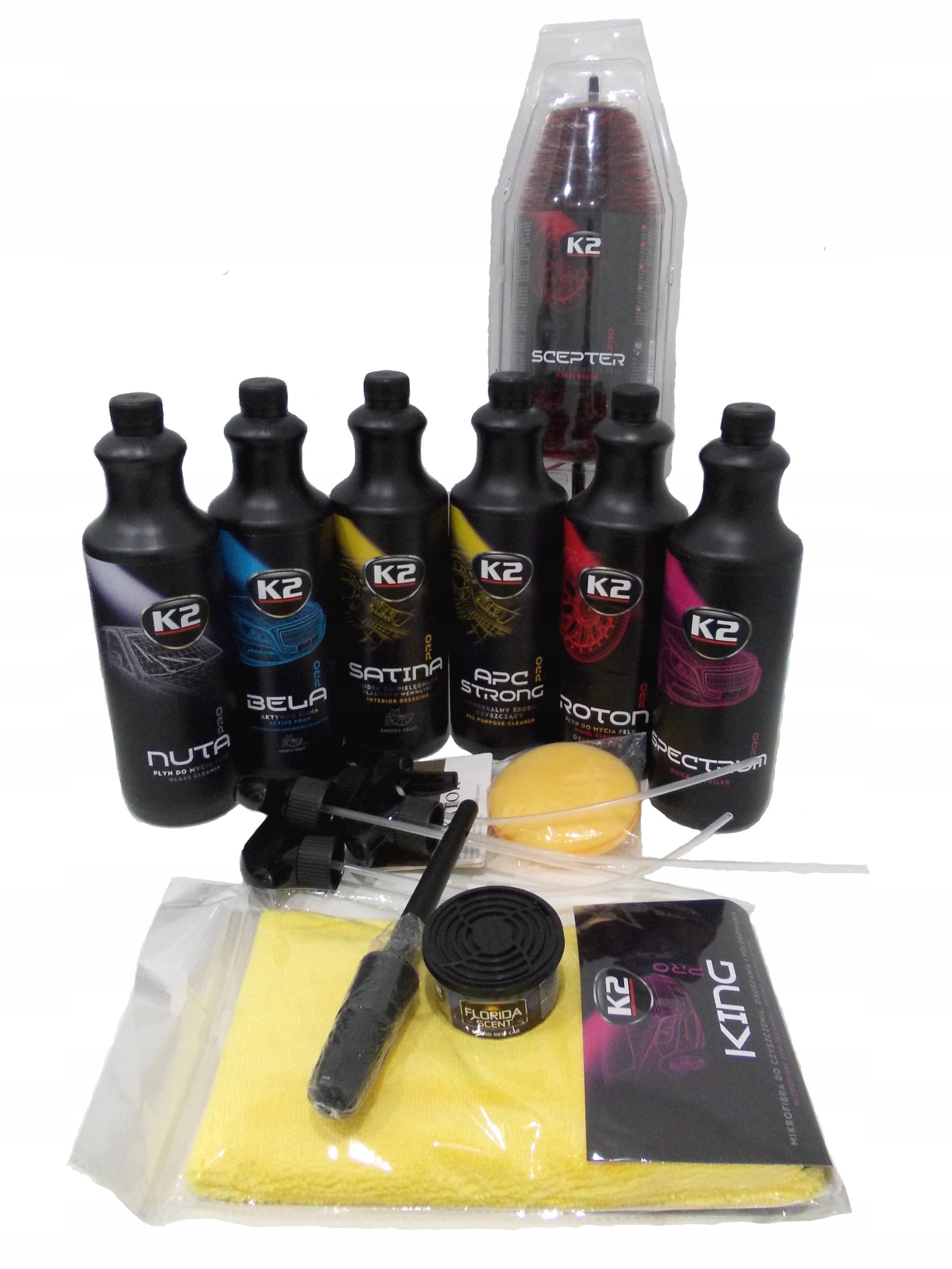 K2 PRO ZESTAW DETAILING DO MYCIA SZYB FELG