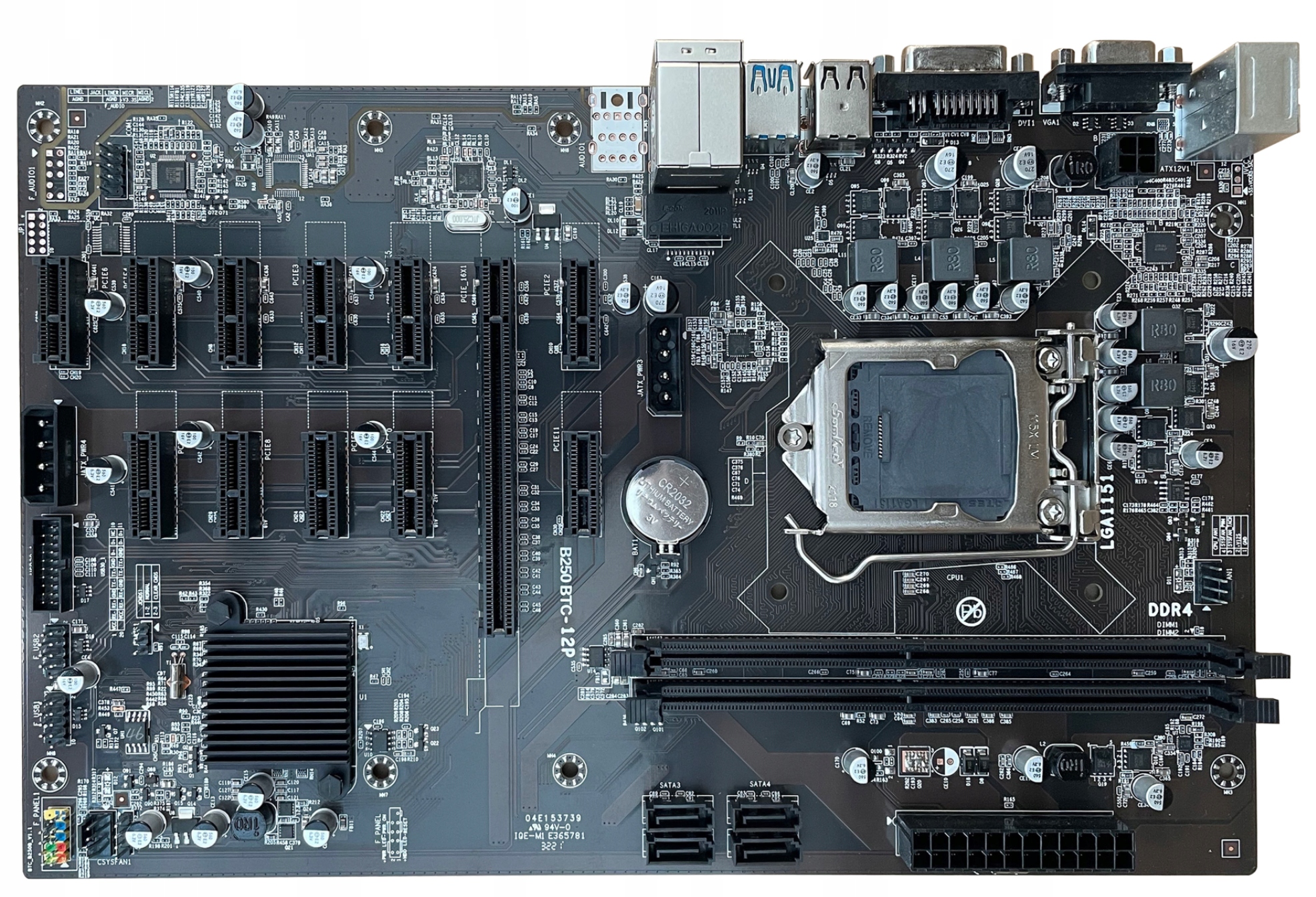 Płyta główna B250 BTC-12P do miningu na 12 Gpu