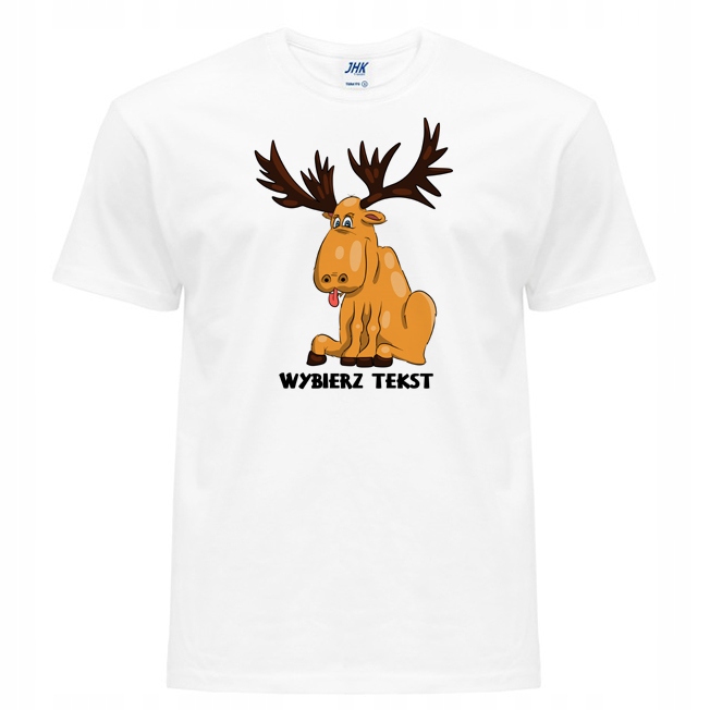 

Koszulka Męska T-shirt Zwierzęta Łoś Łosie L