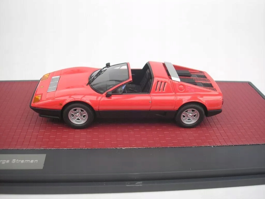 Ferrari 512BB Targa Straman Red 1978 1/43 Matrix