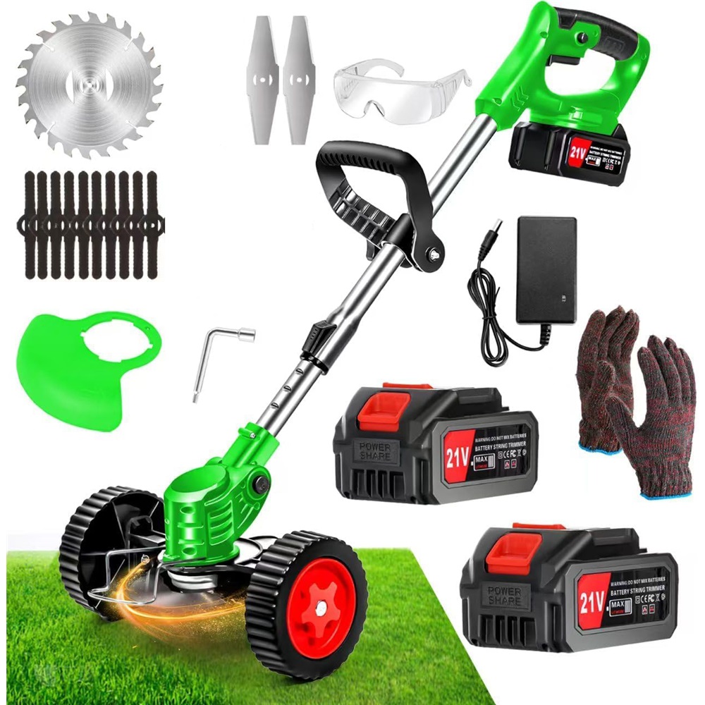 Podkaszarka Akumulatorowa Elektryczna Kosa Wykaszarka Do Trawy 2x 4Ah Aku