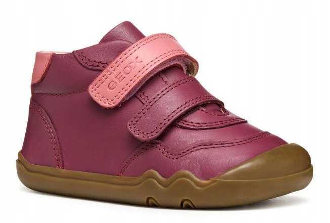 Sneakersy Trampki Barefoot Geox Steppieup Barefeel Dk Purple/dk Pink R.20