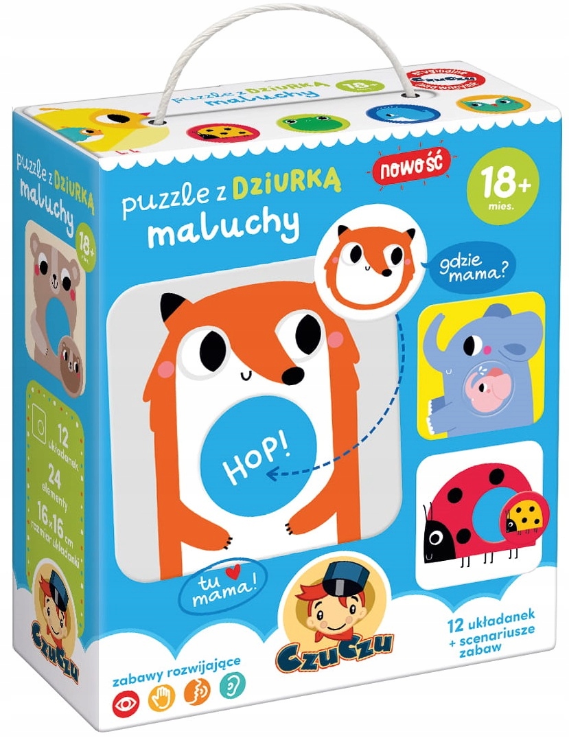 

Czuczu Puzzle Z Dziurką Maluchy Zwierzęta 18mies+