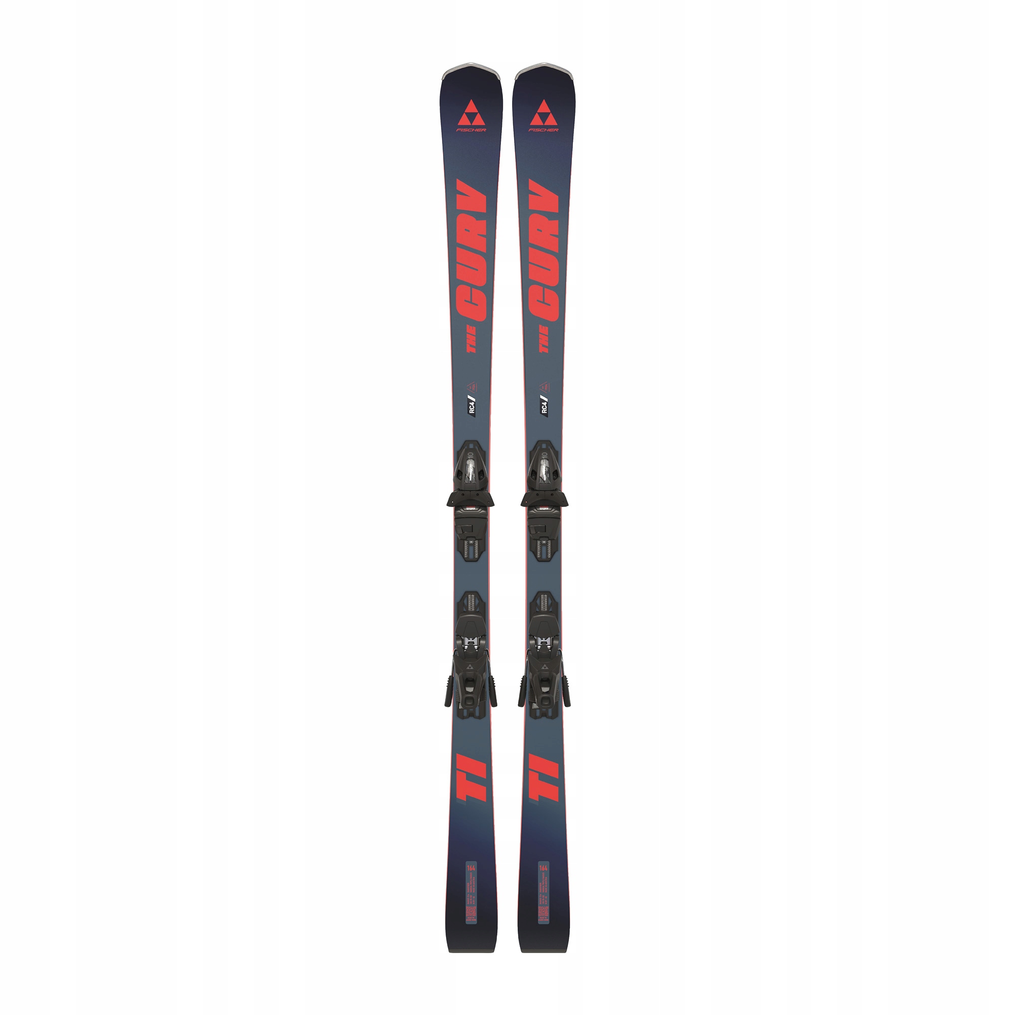 Narty zjazdowe Fischer Curv Ti Twin Powerrail wiązania Rs 10 Gw Pr 164 cm
