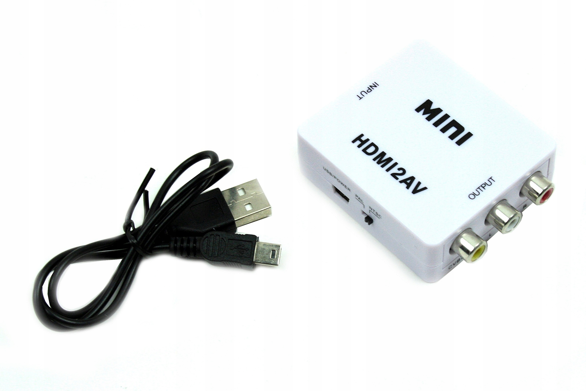 

Konwerter Przejściówka Z Hdmi Na Av Rca 1080 P