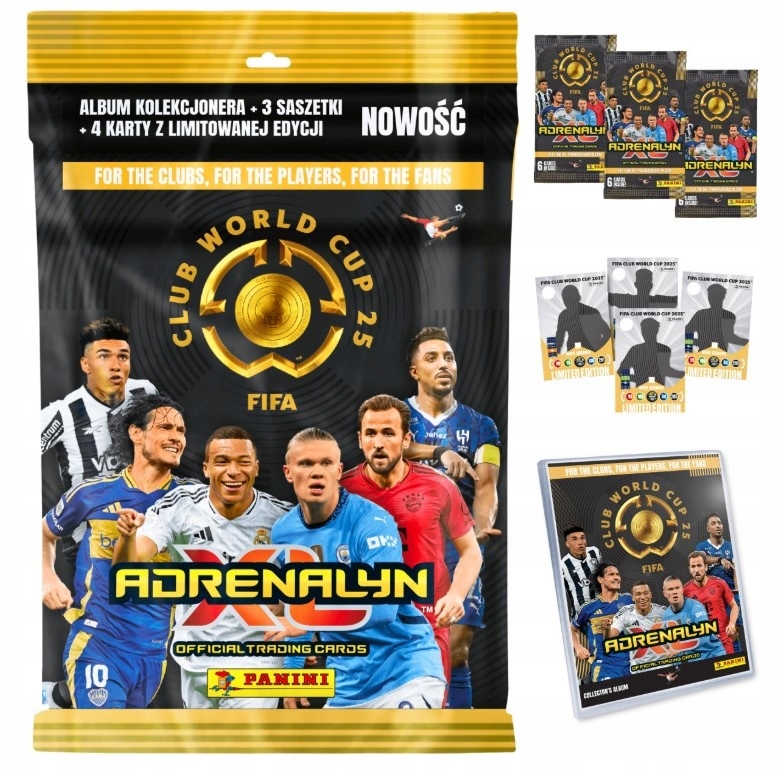 MEGAZESTAW STARTOWY FIFA CLUB WORLD CUP 2025 ALBUM +3 SASZETKI +4 LIMITED