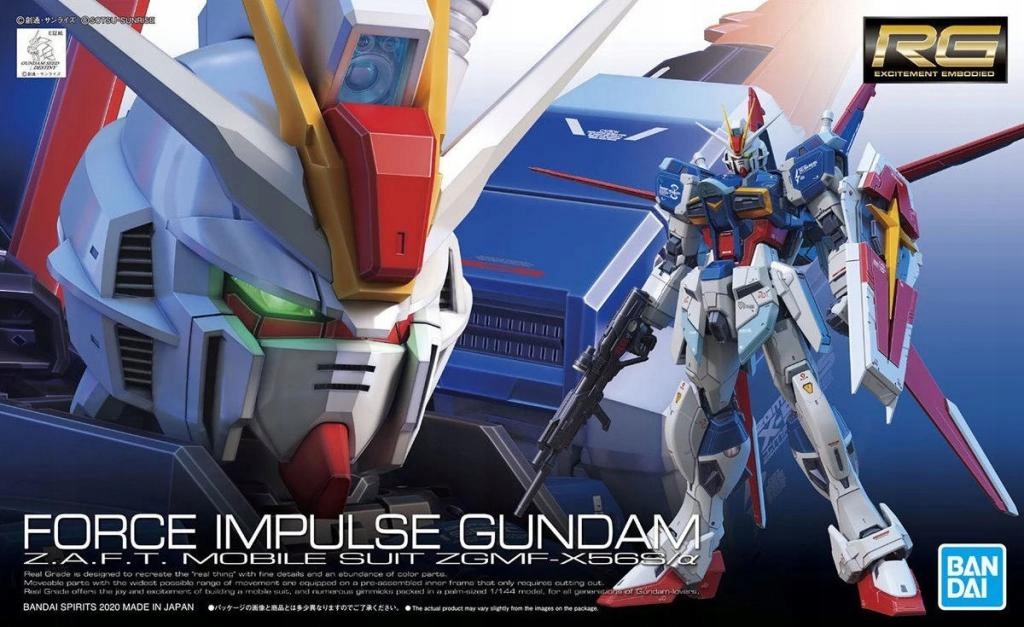 Gundam Rg 1/144 Force Impusle Gundam ZGMF-X56S Model Kit