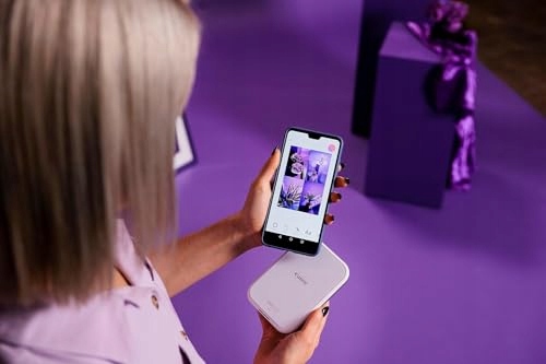 CANON Zoemini 2 Mobilna Drukarka Zdjęć Bluetooth Smartfon Tablet Biała — miniatura 7